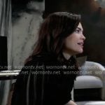 Elizabeth's black lace top on General Hospital