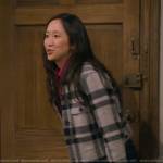 Ellen’s plaid jacket on How I Met Your Father