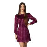 Esme’s purple dotted dress in promo photo on General Hospital