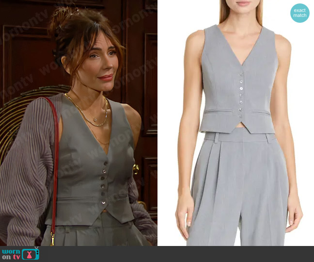 Favorite Daughter The Favorite Vest worn by Taylor Hayes (Krista Allen) on The Bold and the Beautiful