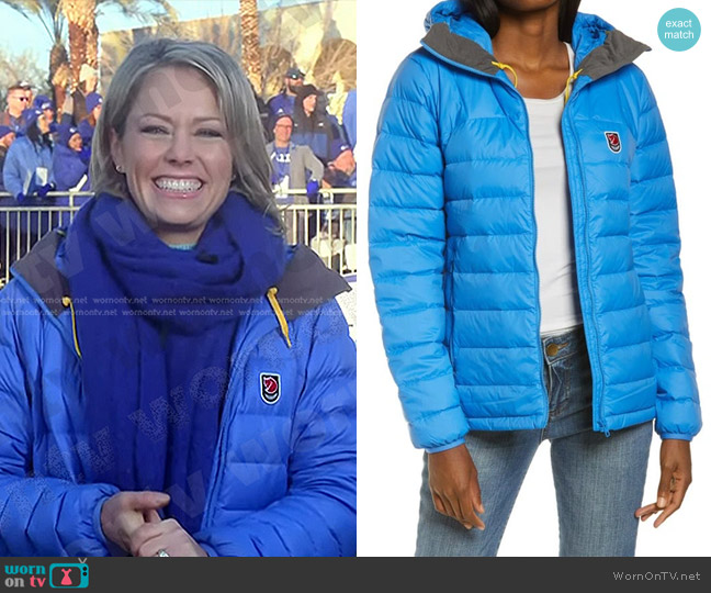 Fjallraven Expedition Pack Water-Resistant 700 Fill Power Down Jacket worn by Dylan Dreyer on Today