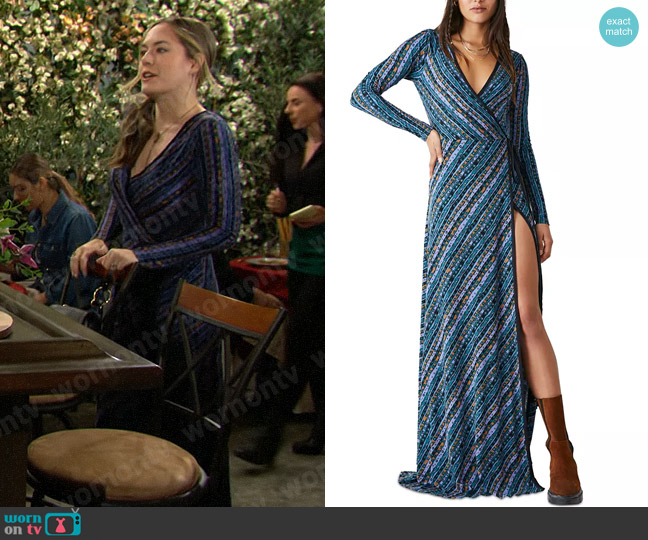 Free People Phoebe Dress worn by Hope Logan (Annika Noelle) on The Bold and the Beautiful