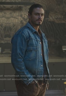 Gael's denim jacket on Good Trouble