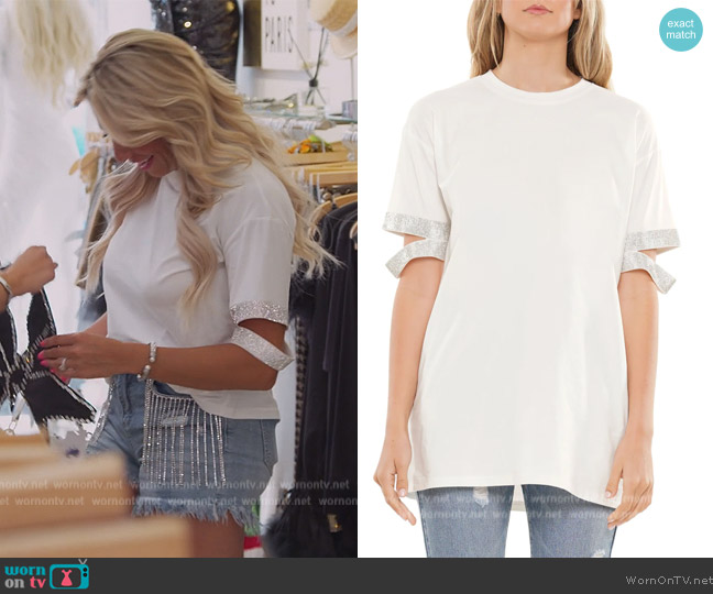  White label Top worn by  on The Real Housewives of New Jersey