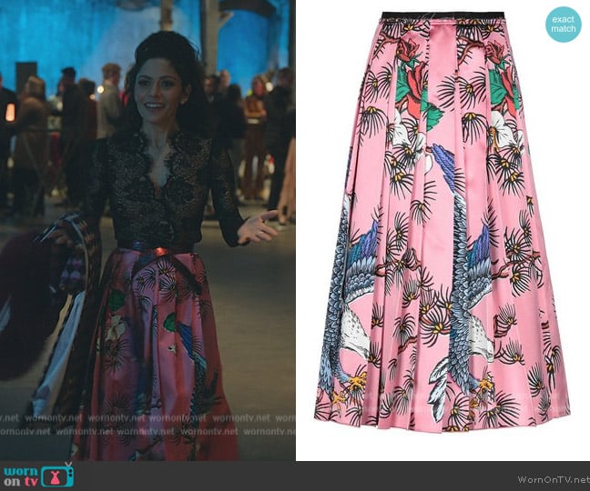 Gucci Midi Skirt worn by Billie Connelly (Sara Shari) on Sex/Life