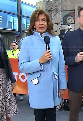 Hoda's blue coat on Today