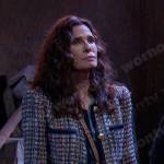 Hope’s tweed jacket on Days of our Lives