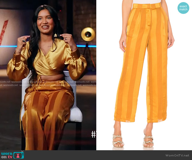 House of Harlow Alessia Pant worn by Tasha Jessen on The Voice