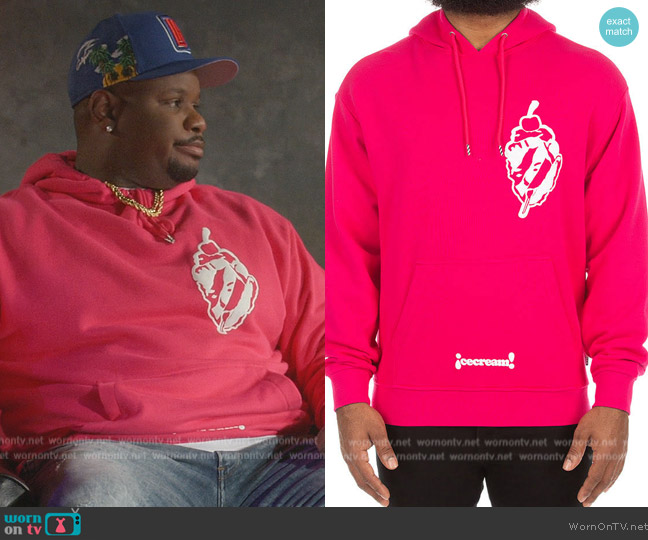 Icecream Spoon Hoodie worn by Sherm Jones (Carl Tart) on Grand Crew