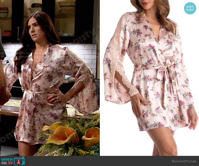 In Bloom by Jonquil My Fair Lady Robe worn by Gabi Hernandez (Camila Banus) on Days of our Lives