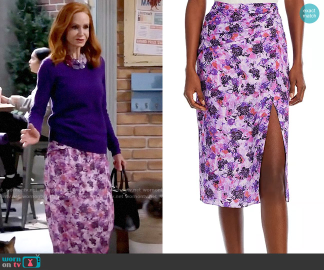 IRO Marca Skirt worn by Sheila (Swoosie Kurtz) on Call Me Kat