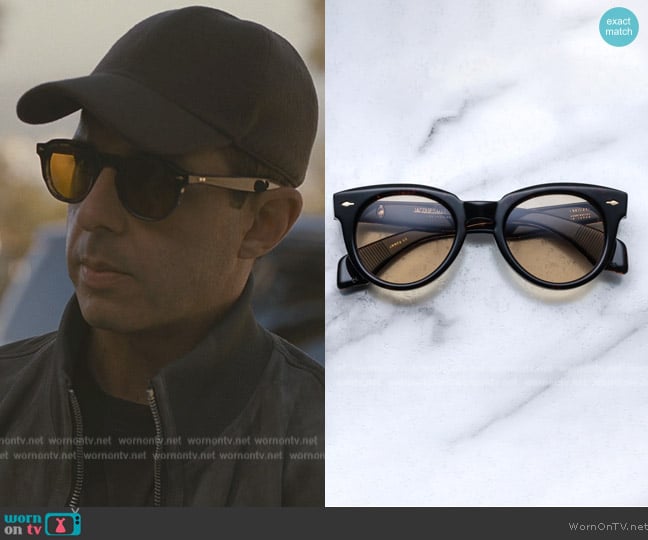 Jacques Marie Mage Fontainebleau Sunglasses worn by Kendall Roy (Jeremy Strong) on Succession