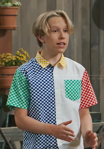 Jake's checkered shirt on Bunkd