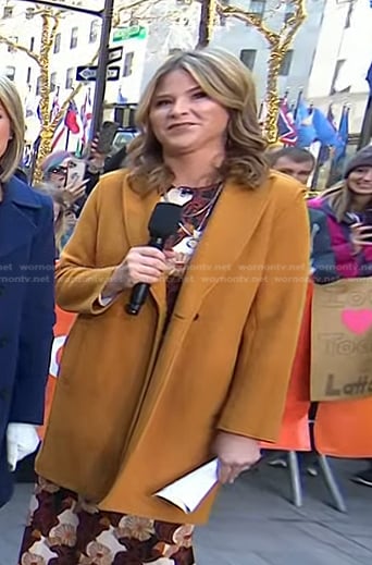 Jenna’s camel coat on Today