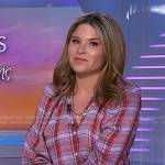 Jenna’s pink plaid blouse on Today