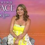 Jenna’s yellow and white floral dress on Today