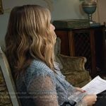 Jill’s blue polka dot ruffle top on Today