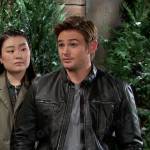 Johnny’s black leather jacket on Days of our Lives