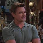 Johnny’s green polo shirt on Days of our Lives