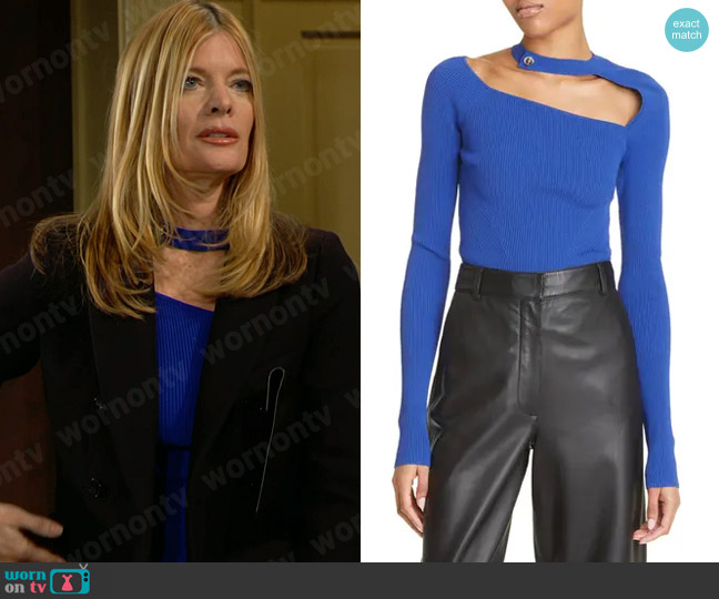 Simkhai Lysette Top worn by Phyllis Summers (Michelle Stafford) on The Young and the Restless