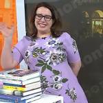Julia Quinn’s lilac floral dress on Today