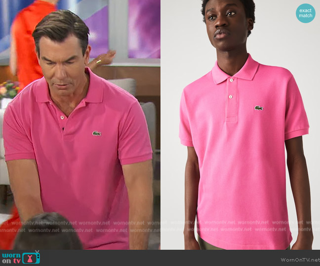 Lacoste Original Polo Shirt worn by Jerry O'Connell on The Talk