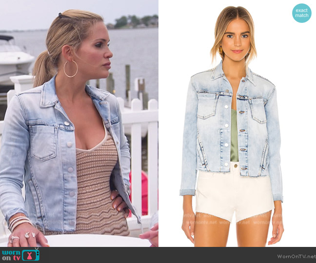 L'Agence Janelle Slim Jacket worn by Jackie Goldschneider on The Real Housewives of New Jersey