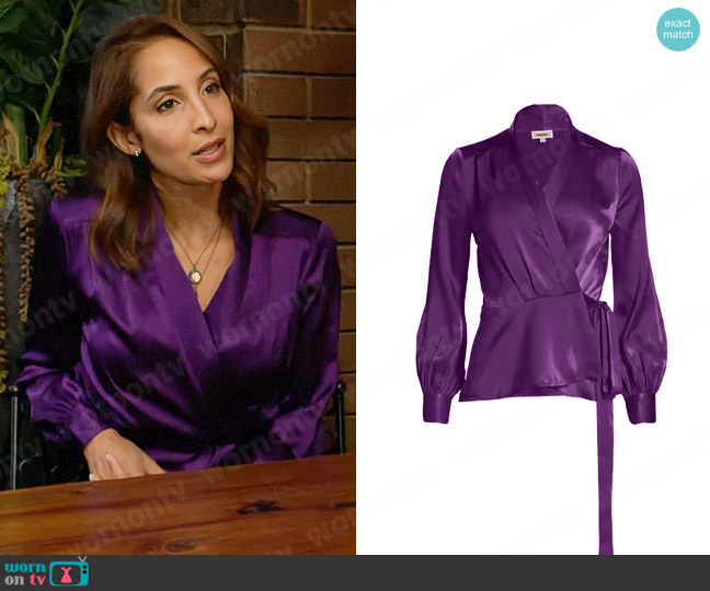 L'Agence Marsden Top worn by Lily Winters (Christel Khalil) on The Young and the Restless