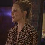 Laura’s leopard print blouse on All American