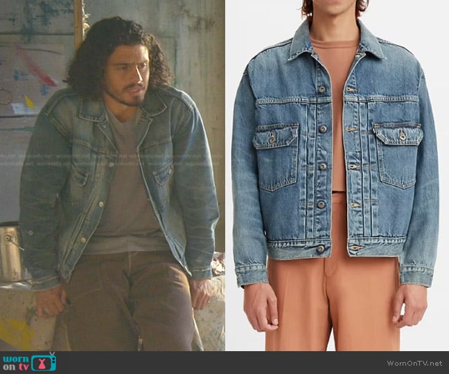 Levi's Type II Trucker Jacket worn by Gael Martinez (Tommy Martinez) on Good Trouble