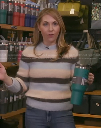 Lori's striped sweater on Good Morning America