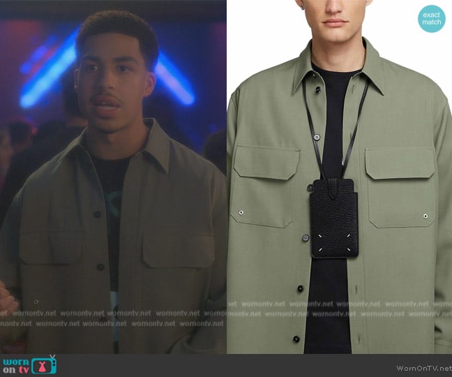 Maison Margiela Utility Shirt worn by Andre Johnson, Jr. (Marcus Scribner) on Grown-ish