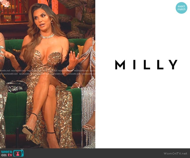 Milly Dress worn by Adriana de Moura (Adriana de Moura) on The Real Housewives of Miami