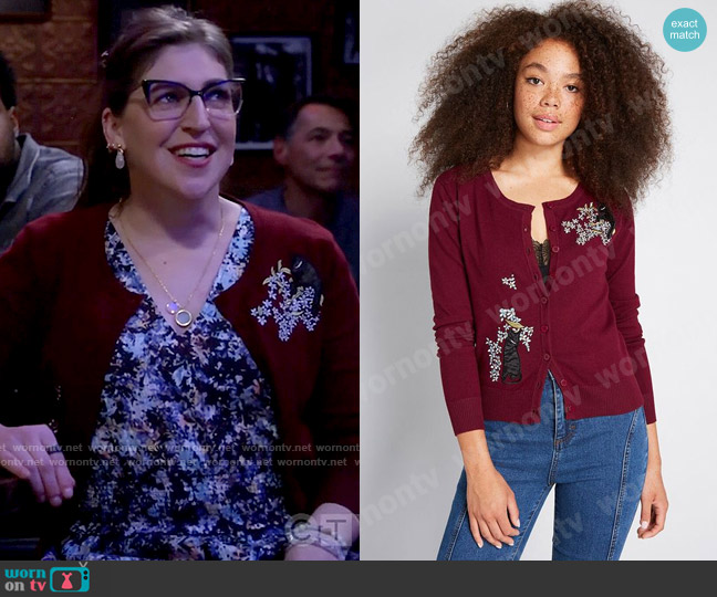 ModCloth Sweet As Can Be Cardigan worn by Kat Silver (Mayim Bialik) on Call Me Kat