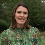 Molly’s green floral top on Today