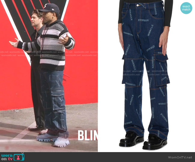 Nahmias 90s Miracle Cargo worn by Chance the Rapper on The Voice