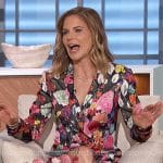 Natalie’s floral blazer dress on The Talk