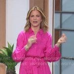 Natalie’s pink leopard print dress on The Talk