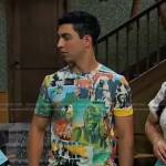 Parker’s graphic print tee on Bunkd