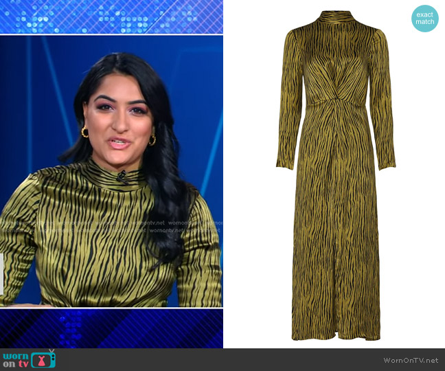 Petersyn Zuma Maxi Dress worn by Reena Roy on Good Morning America