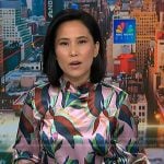 Vicky’s pink floral blouse on NBC News Daily