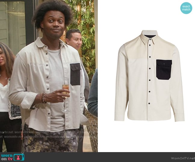 Rag and Bone Franklin Chore Shirt worn by Noah Koles (Echo Kellum) on Grand Crew