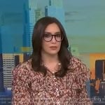 Savannah’s floral print blouse on NBC News Daily