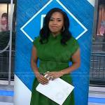 Sheinelle’s green midi dress on Today