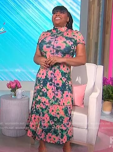 WornOnTV: Sherri’s green floral tie dye dress on Sherri | Sherri ...
