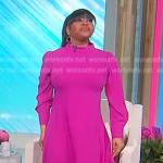 Sherri’s pink mock neck dress on Sherri