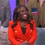Sheryl Underwood’s red suit on CBS Mornings