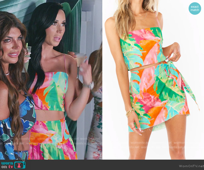 Show me Your Mumu Tula Top worn by  on The Real Housewives of New Jersey