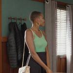 Simone’s green tank top on Grand Crew