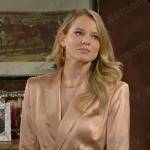 Summer’s satin blazer dress on The Young and the Restless
